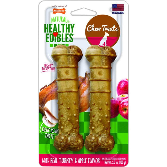 Healthy Edibles Natural Chew Turkey/Apple (Souper- 1 pack)