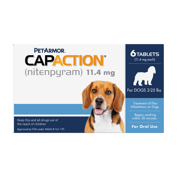 Petarmor Capaction Fast-Acting Oral Flea Treatment for Medium & Large Dogs