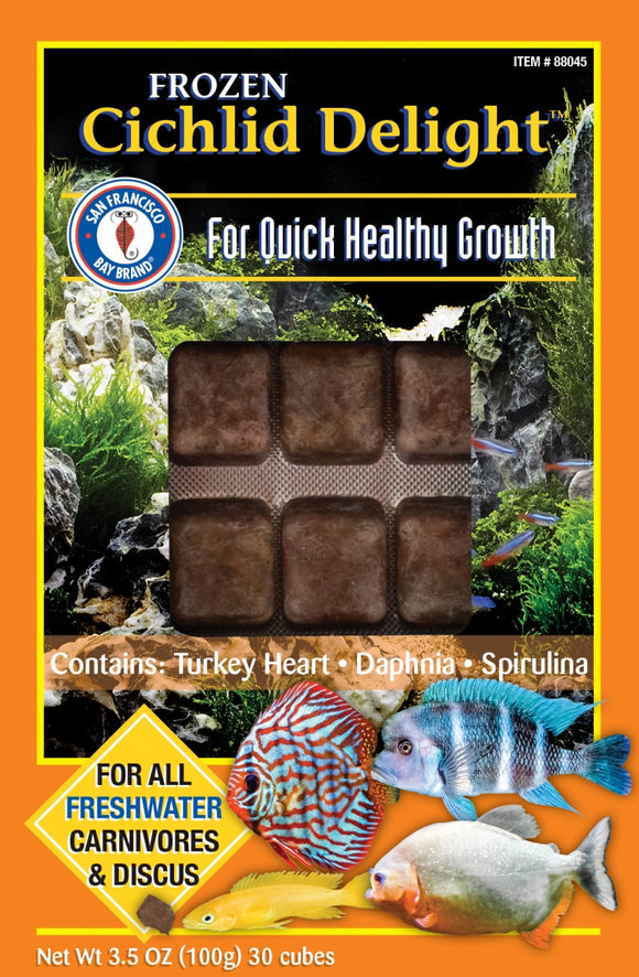 San Francisco Bay Brand Cichlid Delight™ Frozen Fish Food