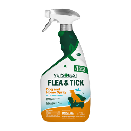 Vet's Best® Flea & Tick Dog & Home Spray – Cotton Spice Scent