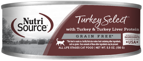 NutriSource® Turkey Select Healthy Grain Free Wet Cat Food