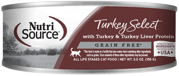 NutriSource® Turkey Select Healthy Grain Free Wet Cat Food