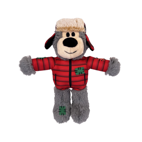 KONG Holiday Wild Knots Bear Dog Toy