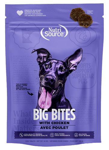 NutriSource Chicken Big Bites Dog Treats