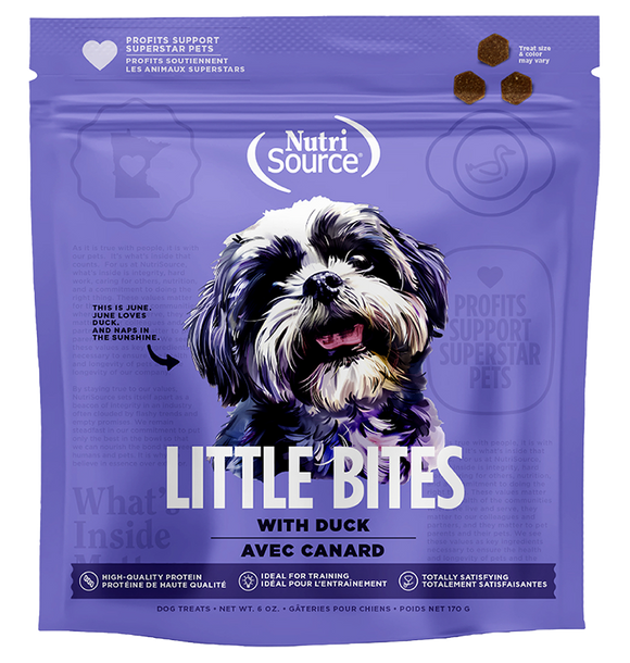 NutriSource Duck Little Bites Dog Treats