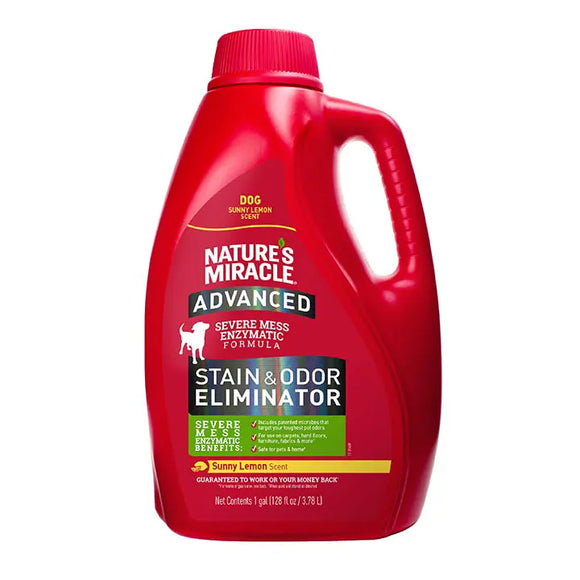 Nature's Miracle Advanced Stain and Odor Eliminator for Dogs Sunny Lemon