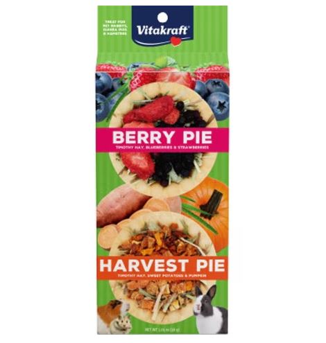 Vitakraft Vitakraft Berry Pie & Harvest Pie Small Animal Treat