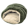 SLEEP ZONE CORDUROY CUDDLE CAVE 22″ GREEN