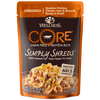 Wellness CORE Simply Shreds for Dogs Shredded Boneless Chicken, Chicken Liver & Broccoli Recipe in Broth