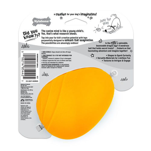 Nylabone Creative Play Eggi Dog Treat Toy