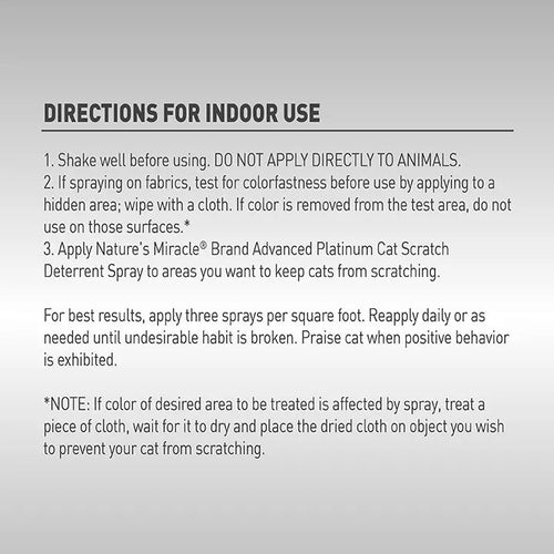 Nature's Miracle Advanced Platinum Cat Scratch