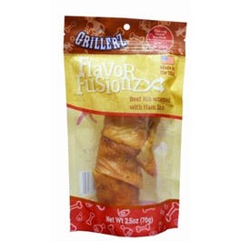 Dog Treats, Flavor Fuzions Ham Rib Bone