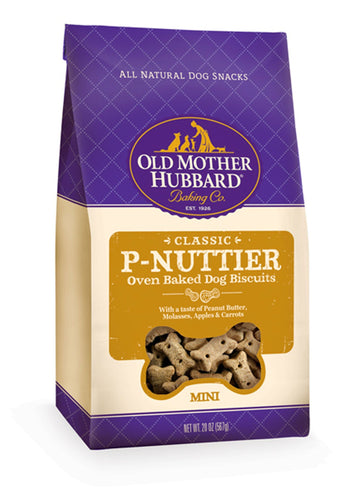 Old Mother Hubbard Crunchy Classic Natural P-Nuttier Mini Biscuits Dog Treats