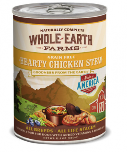 Whole earth farms grain free hearty beef stew canned dog food best sale