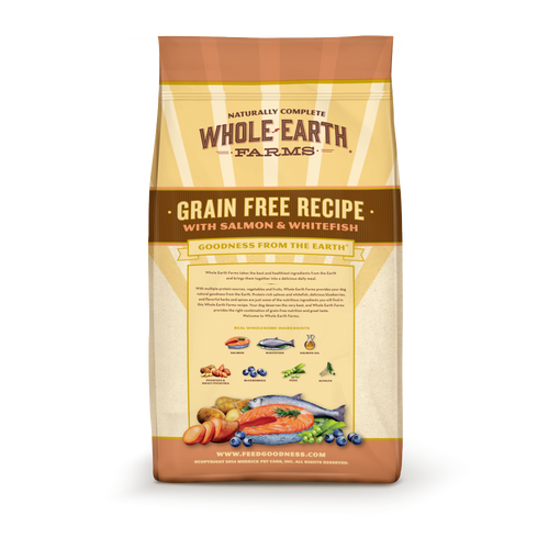 Whole Earth Farms Grain Free Recipe Salmon and Whitefish Dry Dog Food