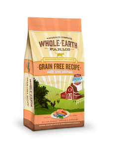 Whole Earth Farms Grain Free Real Salmon Recipe Dry Cat Food
