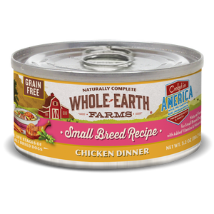 Whole Earth Farms Grain Free Small Breed Chicken Recipe Canned Dog Food