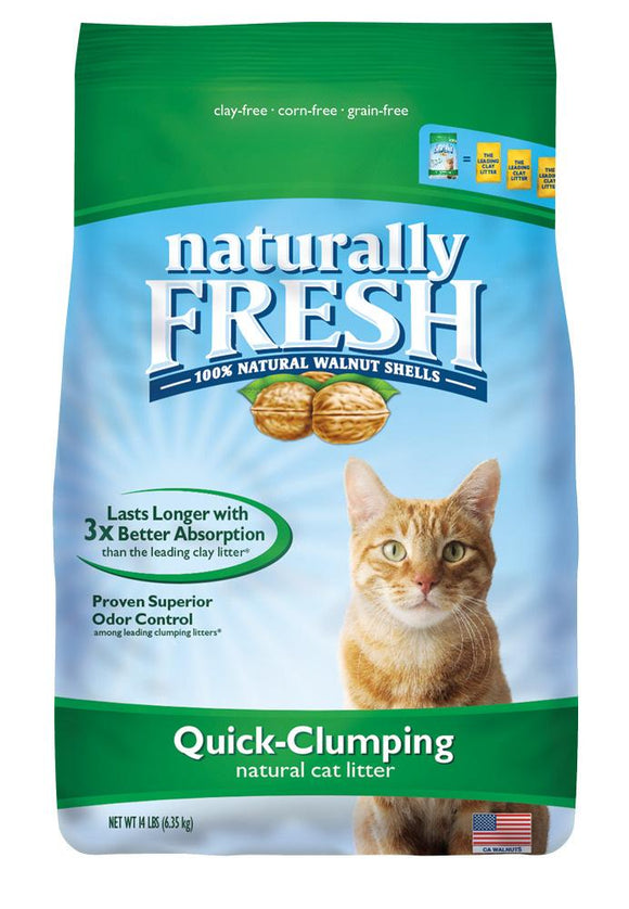 Naturally Fresh Walnut Based Quick Clumping Cat Litter