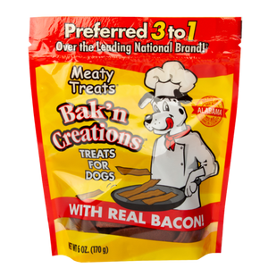 Sunshine Meaty Treats Bak'n Creations Bacon Dog Treats