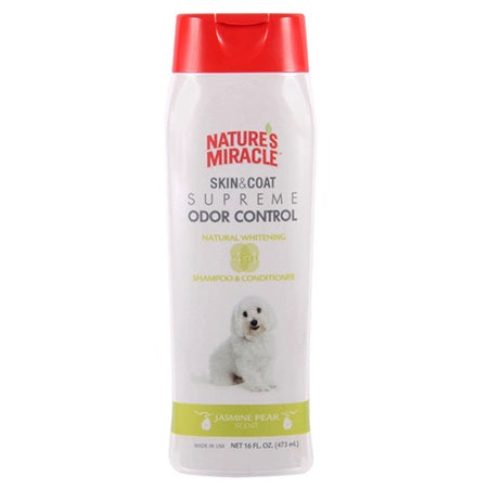 Nature's Miracle Skin & Coat Supreme Odor Control - Natural Whitening Shampoo & Conditioner