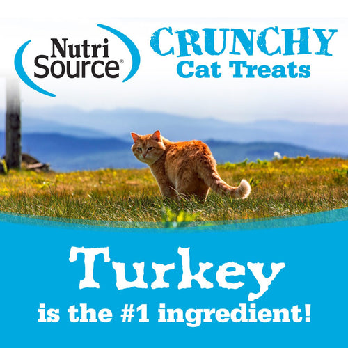 NutriSource® Crunchy Cat Turkey & Chicken Treats