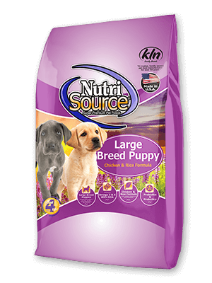 NutriSource® Large Breed Grain Inclusive Puppy Recipe with Chicken & Rice Dry Dog Food