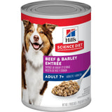 Hill's Science Diet Adult 7+ Beef & Barley Entrée dog food
