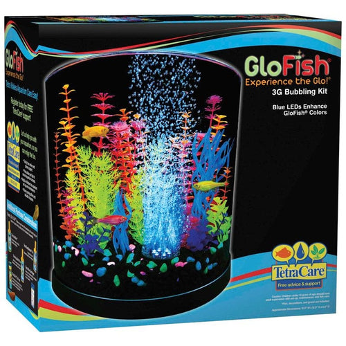 GLOFISH HALF MOON BUBBLING AQUARIUM KIT